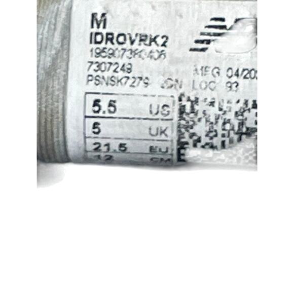 NEW BALANCE TODDLER SHOES SLIDE ON SIZE 5.5 GRAY NEON LIGHT WEIGHT VERSATILE - Picture 11 of 11